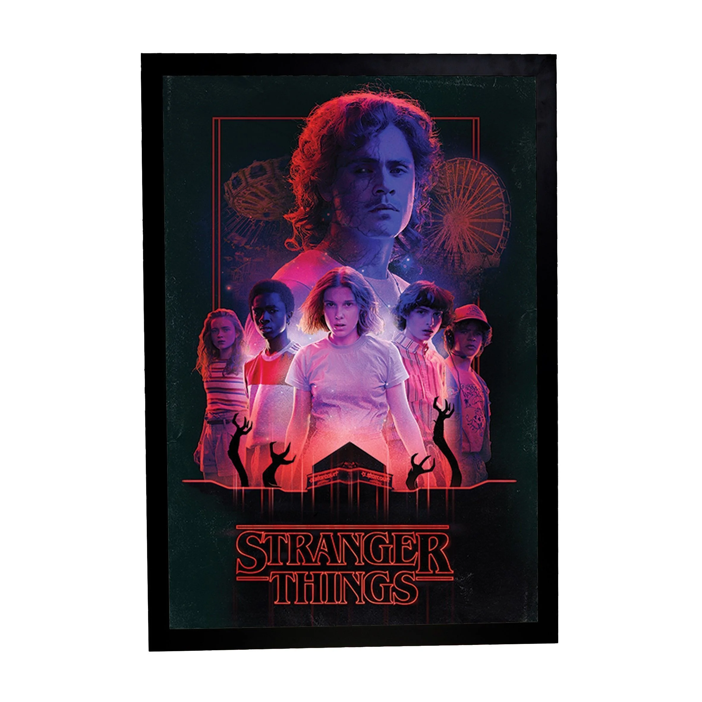 Φωτογραφία προϊόντος: HOPER Αφίσα Stranger Things 61x91,5εκ Κορνίζα Ξύλινη Χρώμα Μαύρο Με Ακρυλικό Τζάμι Άθραυστο K1041-69