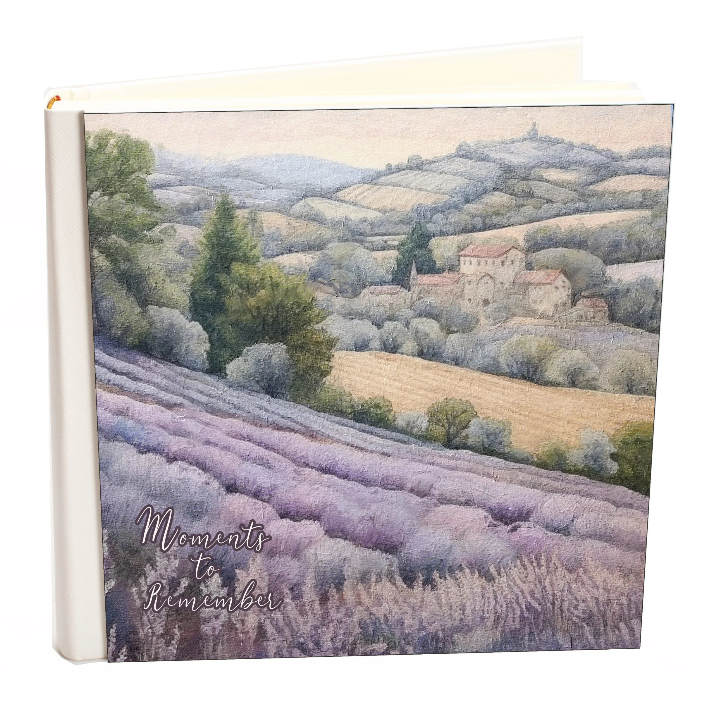 Φωτογραφία προϊόντος: HOPER Άλμπουμ my album lavender village 06 boho style με ριζόχαρτο 30x30cm και κουτί άλμπουμ