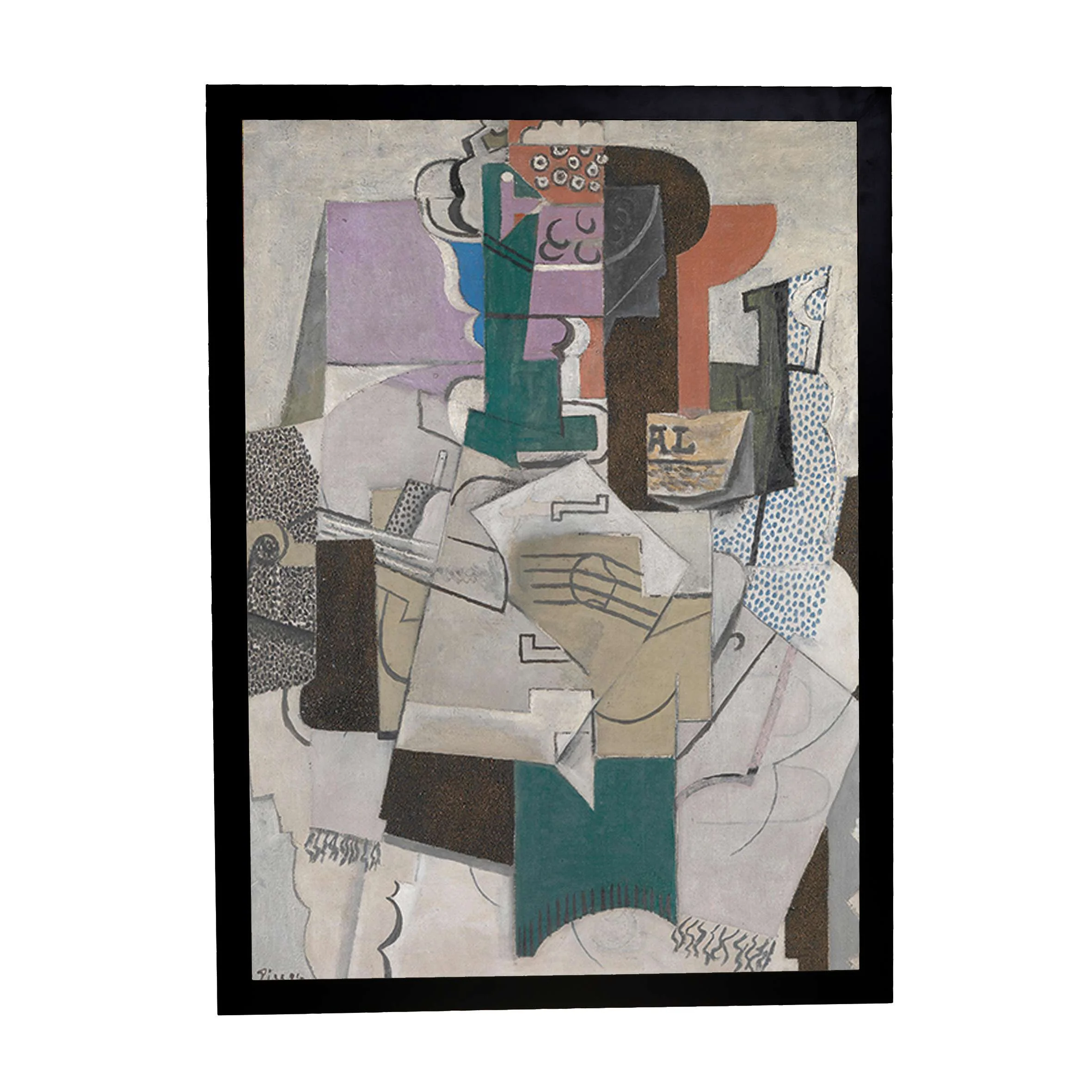Φωτογραφία προϊόντος: HOPER Αφίσα Picasso Fruit Dish, Bottle And Violi 61x91,5εκ Κορνίζα Ξύλινη Χρώμα Μαύρο Με Ακρυλικό Τζάμι Άθραυστο K1041-69