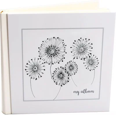 Φωτογραφία προϊόντος: HOPER Άλμπουμ my album black flowers ριζόχαρτο 24x24cm και κουτί άλμπουμ