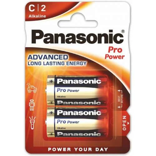 Φωτογραφία προϊόντος: PANASONIC Pro Power αλκαλικές μπαταρίες Pro Power C 2 τμχ (LR14PPG/2BP)