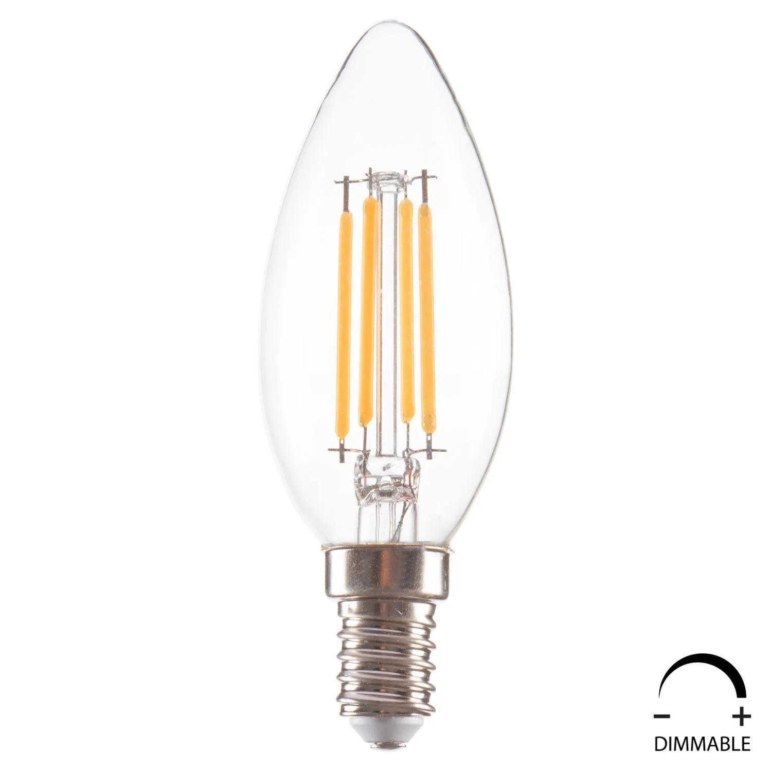 Φωτογραφία προϊόντος: FreeBox ΛΑΜΠΤΗΡΑΣ LED FILAMENT 4W E14 3000K ΔΙΑΦΑΝΟΣ DIMMABLE FB94048.01