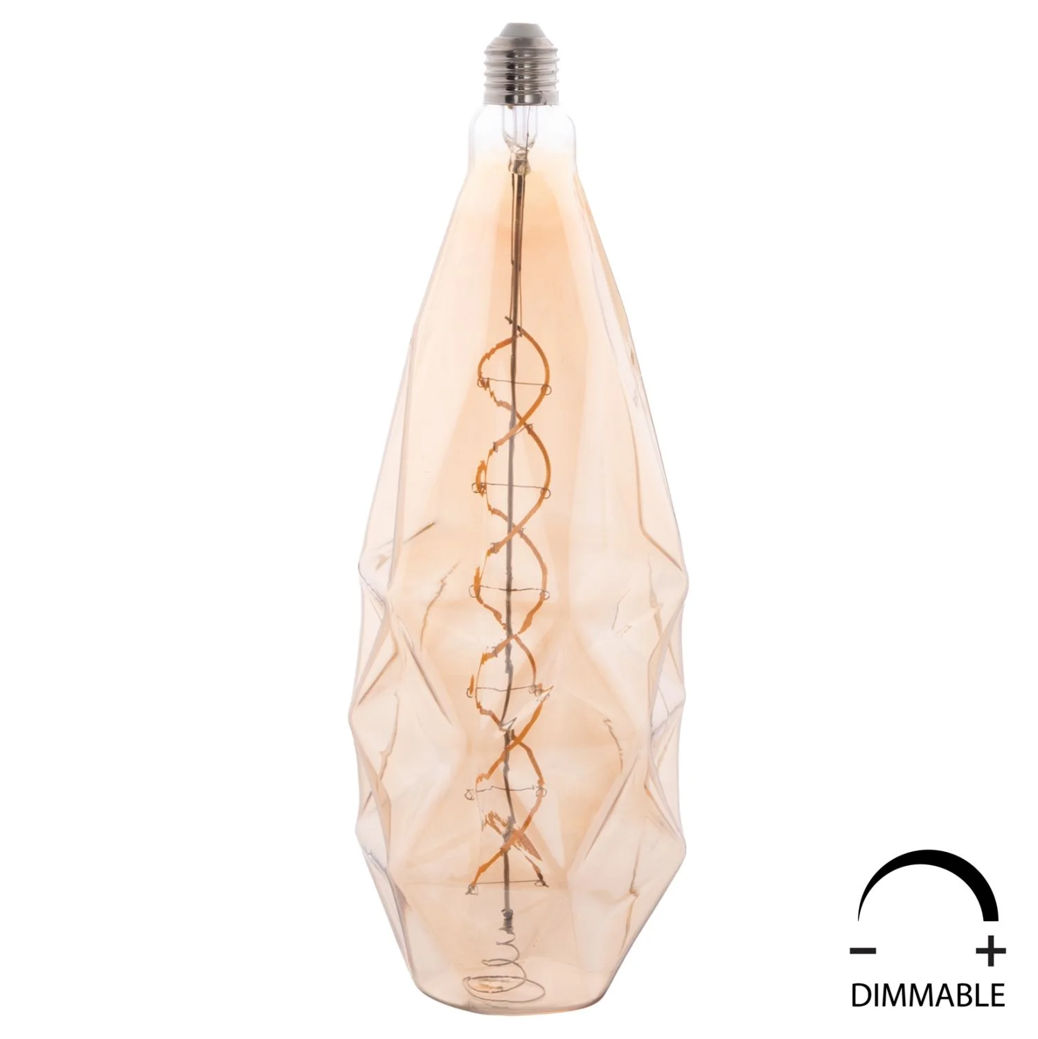 Φωτογραφία προϊόντος: FreeBox ΛΑΜΠΤΗΡΑΣ LED FILAMENT 8W E27 3000K GOLD COLOR DIMMABLE FB94058