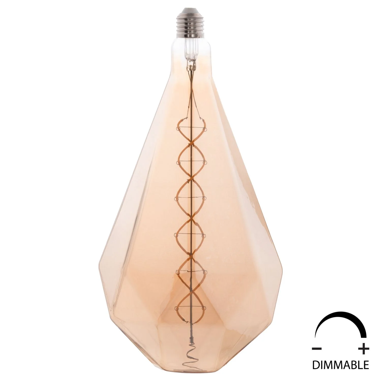 Φωτογραφία προϊόντος: FreeBox ΛΑΜΠΤΗΡΑΣ FB94057 LED FILAMENT 8W E27 3000K GOLD COLOR DIMMABLE