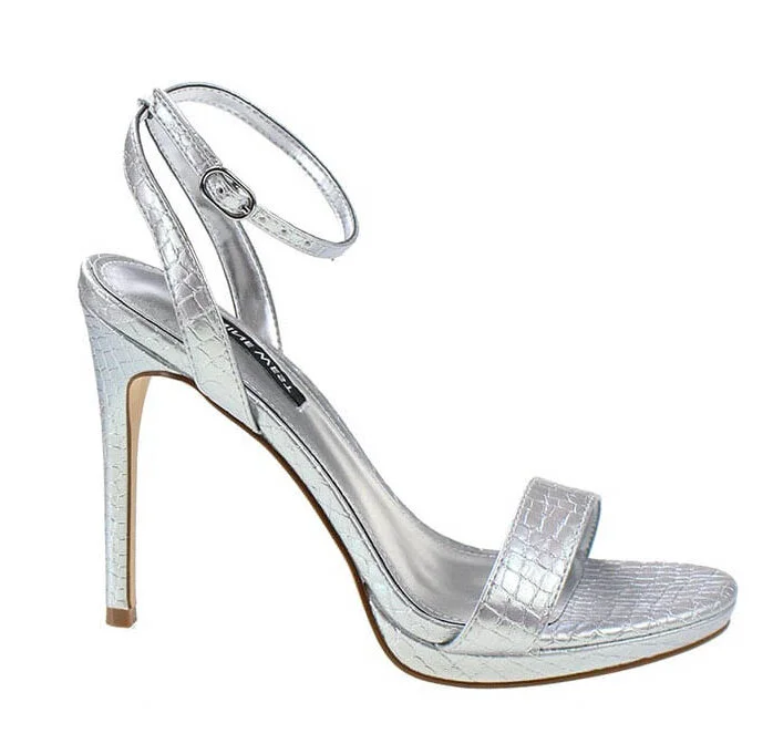 Φωτογραφία προϊόντος: NINE WEST γυναικείο αμπιγιε πέδιλο LOOLA3 ΑΣΗΜΙ