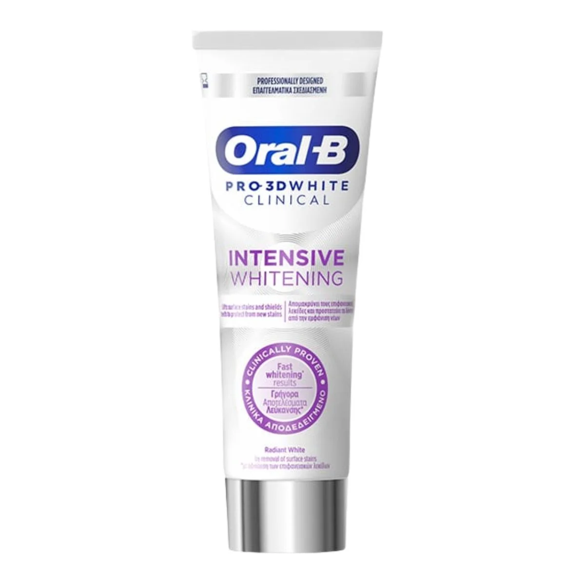 Φωτογραφία προϊόντος: Oral-B,Oral-B Οδοντόκρεμες - Στοματικά Διαλύματα Oral-B Pro 3D White Clinical Intensive Whitening Oδοντόκρεμα 75ml