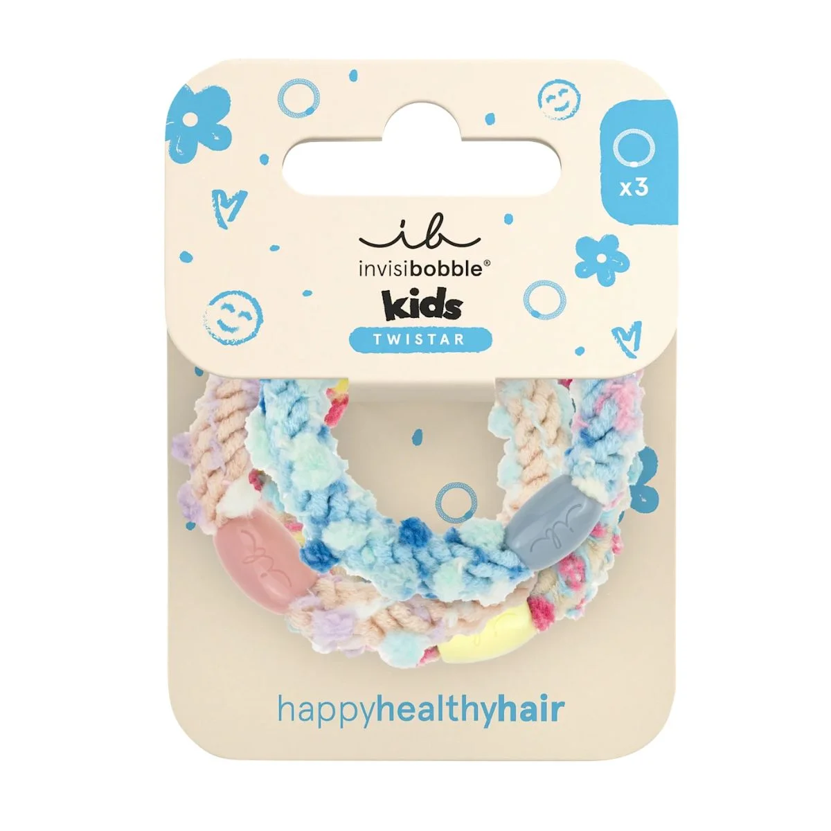 Φωτογραφία προϊόντος: Invisibobble Twistar Kids Pom Pom 3τμχ