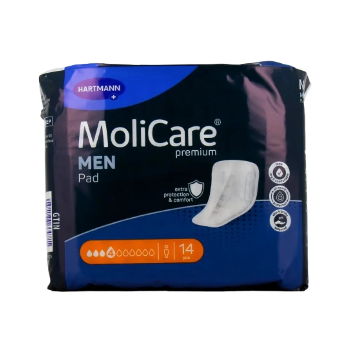 Φωτογραφία προϊόντος: Hartmann Molicare Premium Men Pad Επίθεμα Ελαφράς Ακράτειας για Άντρες 14τμχ