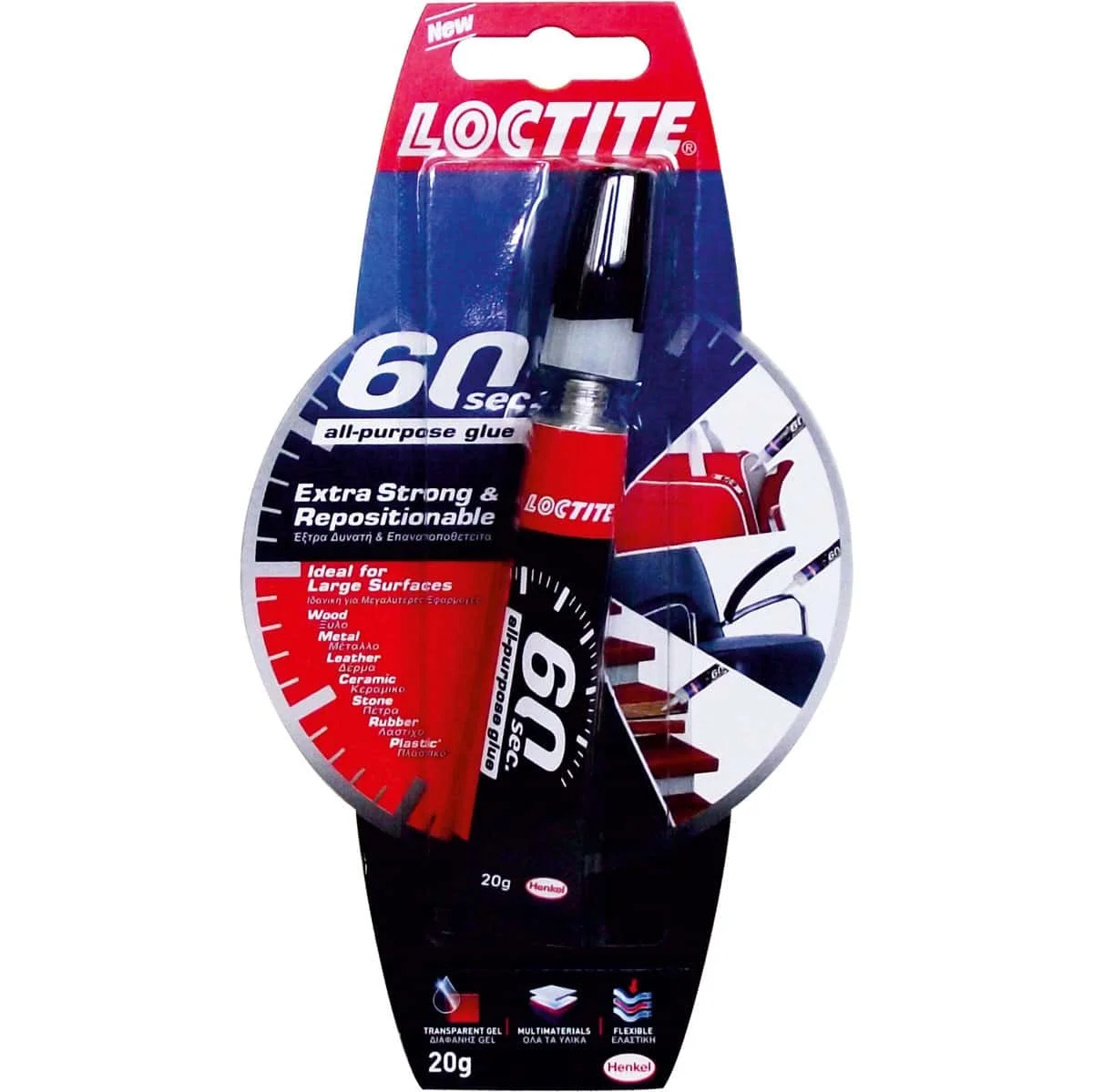 Φωτογραφία προϊόντος: OEM 60 SEC ΚΟΛΛΑ LOCTITE ΣΤΙΓΜΗΣ 20gr