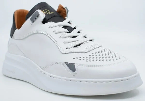 Φωτογραφία προϊόντος: OEM Perlamoda ανδρικό sneaker δέρμα λευκό President 200 White