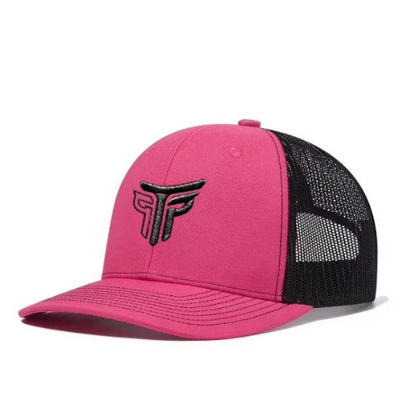 Φωτογραφία προϊόντος: Καπέλο Jockey Trucker Logo Takeposition, χρώμα Ροζ/ Μαύρο, 6 Panel Unisex Μαύρο 56-58cm
