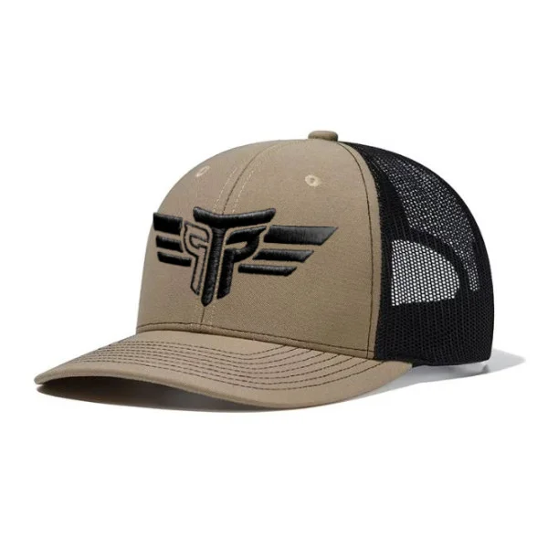Φωτογραφία προϊόντος: Καπέλο Jockey Trucker 3D Κέντημα Logo Μαύρο Takeposition, χρώμα Μπεζ/ Μαύρο, 6 Panel Unisex Μαύρο 56-58cm