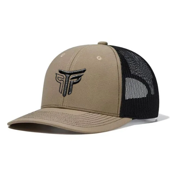Φωτογραφία προϊόντος: Καπέλο Jockey Trucker Logo Μαύρο Takeposition, χρώμα Μπεζ/ Μαύρο, 6 Panel Unisex Μαύρο 56-58cm