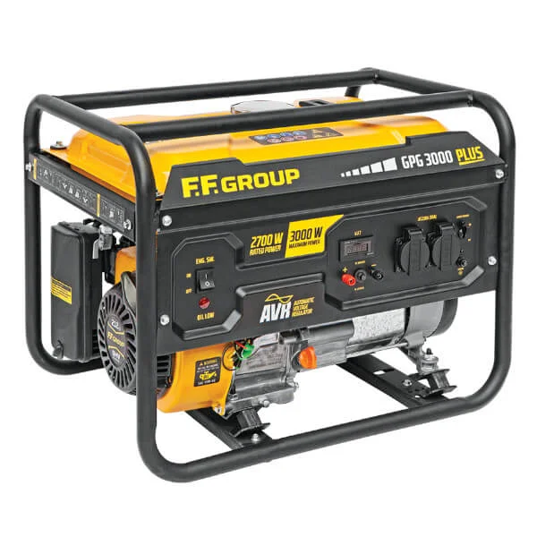 Φωτογραφία προϊόντος: F.F. GROUP FFGROUP GPG 3000 PLUS Γεννήτρια Βενζίνης με AVR Τετράχρονη 3KVA 212cc (46093)