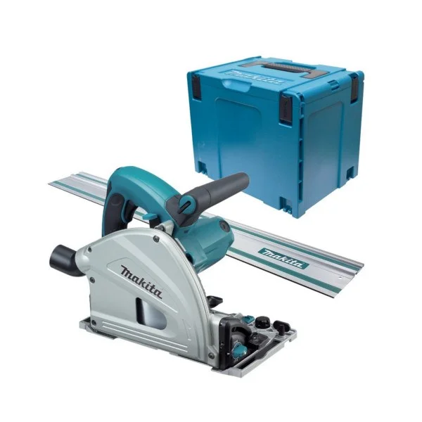 Φωτογραφία προϊόντος: MAKITA SP6000J1 Δισκοπρίονο Βυθιζόμενο 165 mm με Οδηγό Ράγα 1.5 m σε Βαλίτσα Makpac