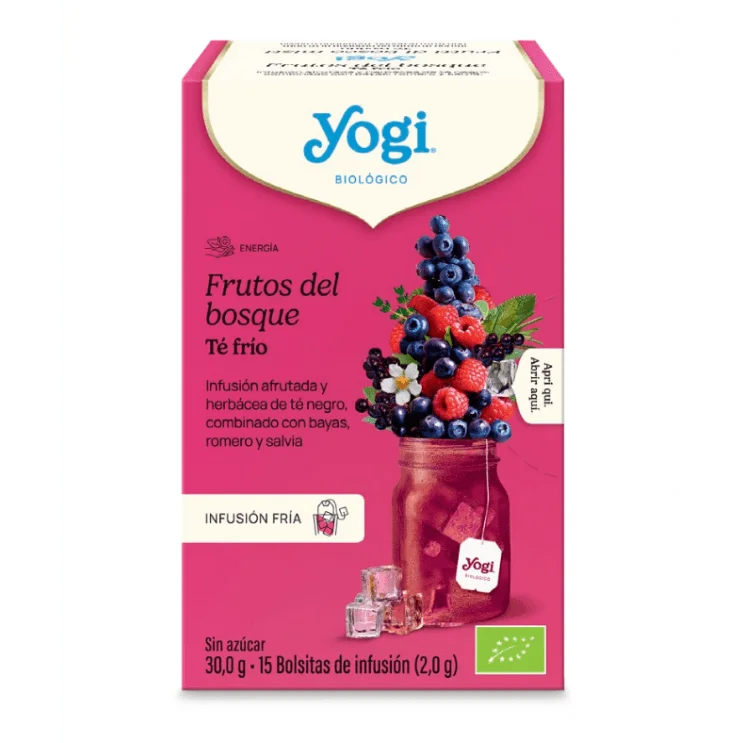 Φωτογραφία προϊόντος: Yogi Tea Cold Brew Berry Mix Βιολογικό Τσάι 30g (15 φακελάκια) ΓΙ1281 Βιολογικό προϊόν