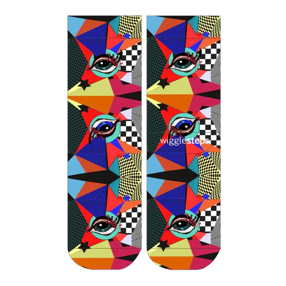 Φωτογραφία προϊόντος: Wigglesteps Psychedelic Lady Socks Multi color