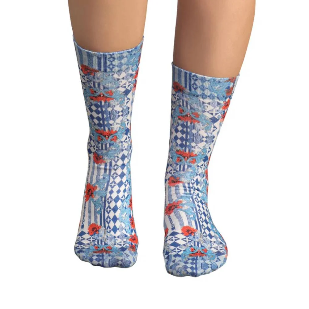 Φωτογραφία προϊόντος: Wigglesteps Dream Flower Lady Socks Μπλε