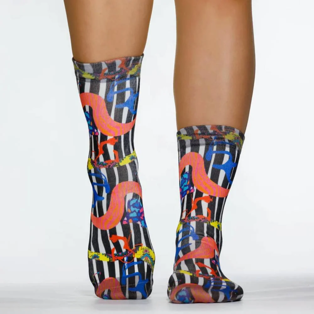 Φωτογραφία προϊόντος: Wigglesteps Black Border Lady Socks Μαύρο