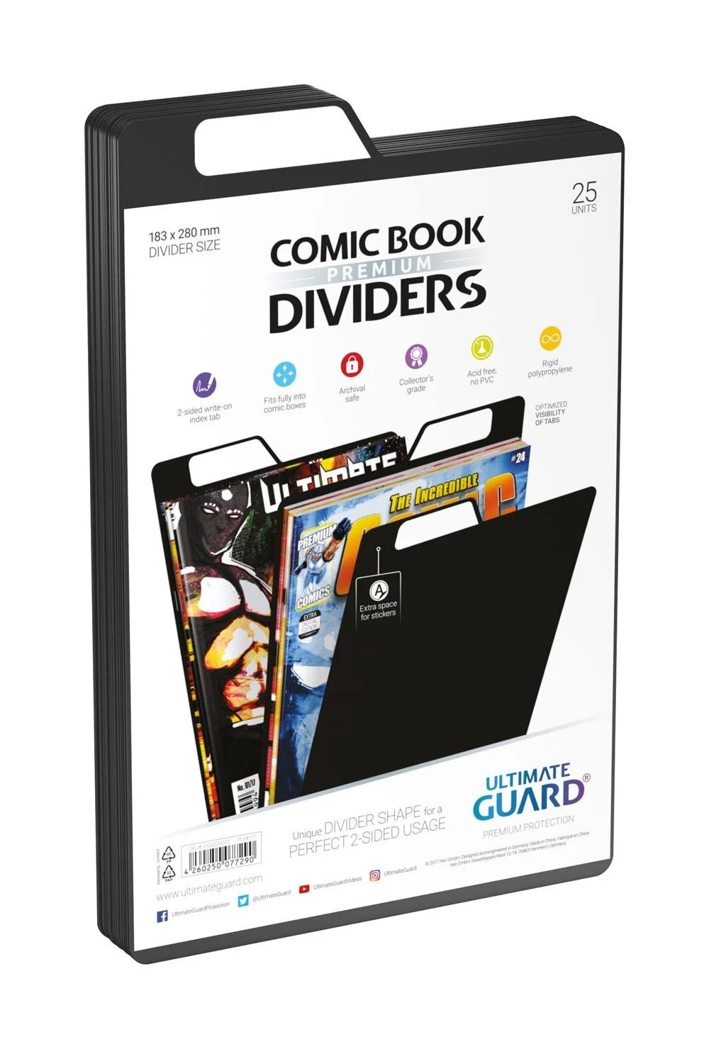 Φωτογραφία προϊόντος: Ultimate Guard Comic Book Dividers (25) - Black