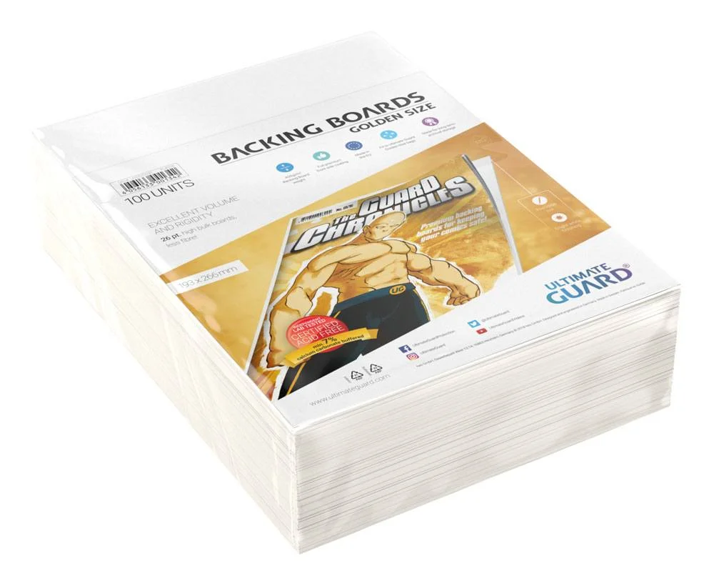 Φωτογραφία προϊόντος: Ultimate Guard Comic Backing Boards (100) - Golden Size