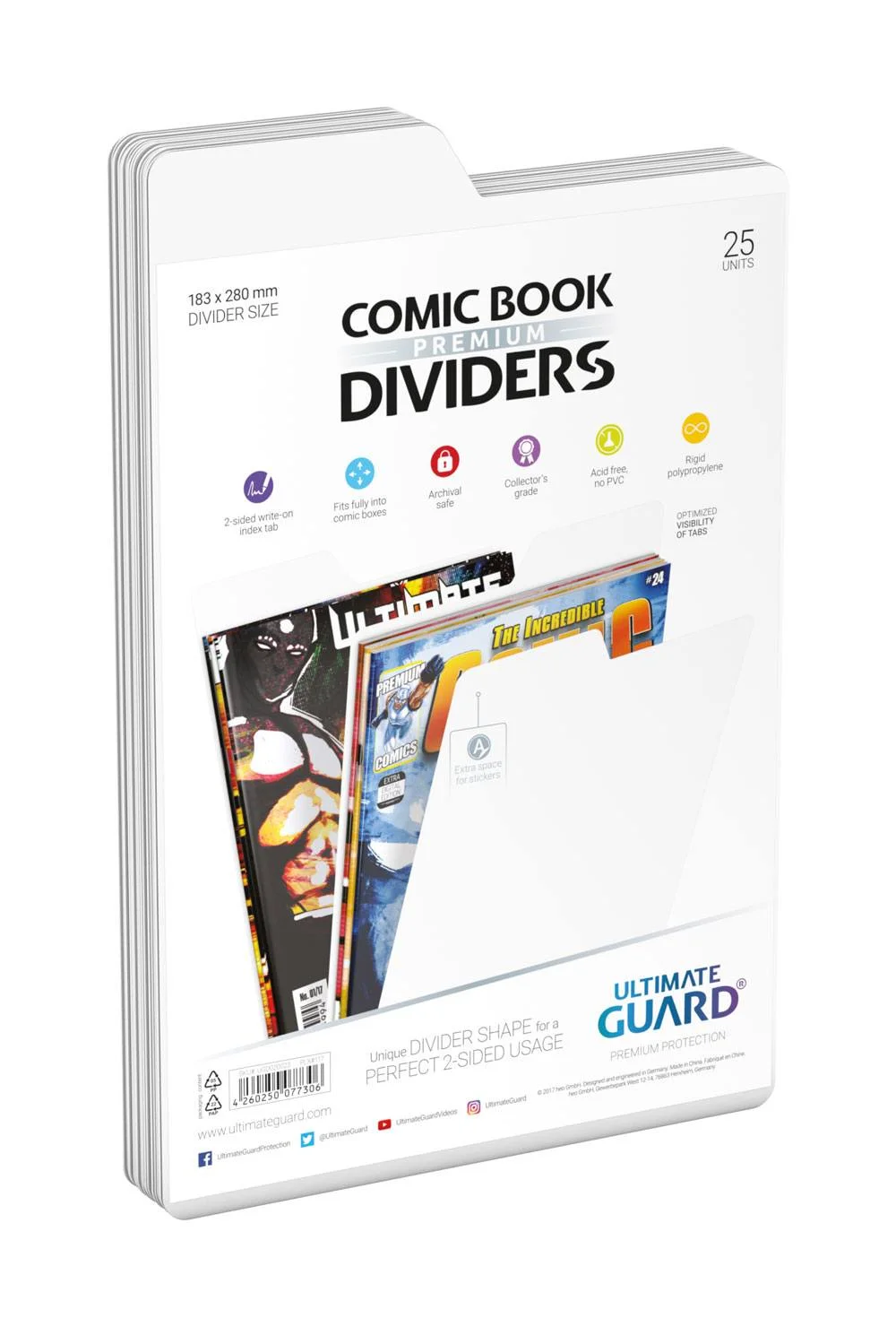 Φωτογραφία προϊόντος: Ultimate Guard Comic Book Dividers (25) - White