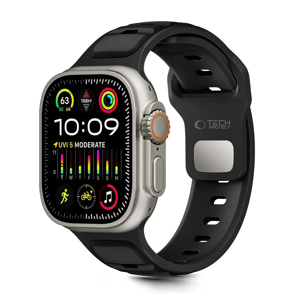 Φωτογραφία προϊόντος: Tech-Protect Λουράκι Iconband Line Apple Watch 8 / 9 / 10 / 11 / SE / Ultra (44 / 45 / 46 / 49 mm) Black Black