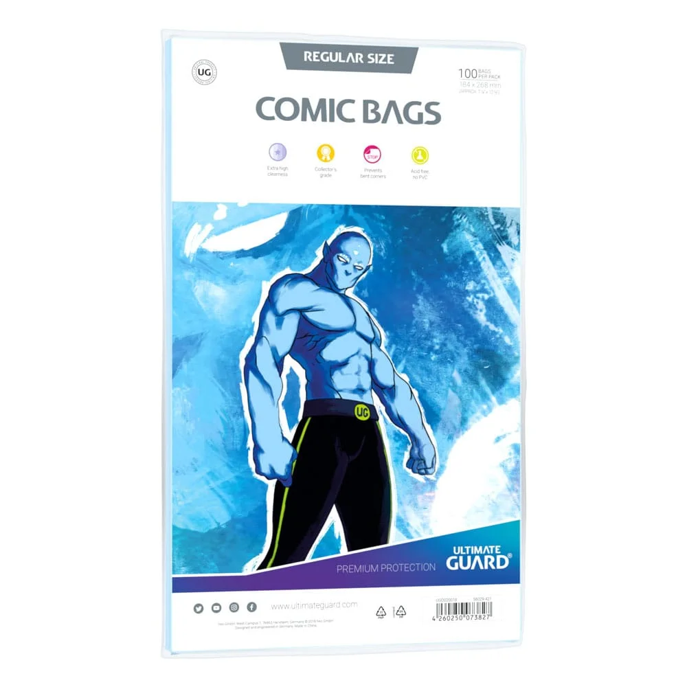 Φωτογραφία προϊόντος: Ultimate Guard Comic Bags Standard (100) - Regular Size