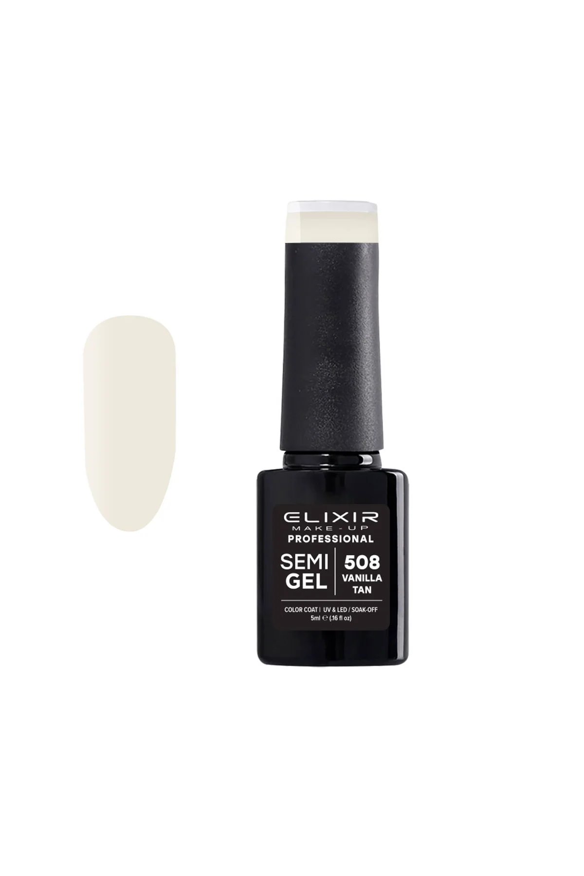 Φωτογραφία προϊόντος: Elixir Ημιμόνιμο βερνίκι 5ml 508 (Vanilla Tan)