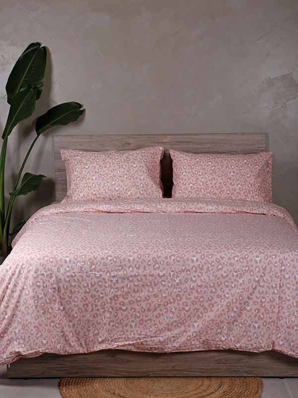 Φωτογραφία προϊόντος: ΣΕΤ ΣΕΝΤΟΝΙΑ COTTON FEELINGS 2044 PINK KING SIZE 260X270 CM - SUNSHINE HOME