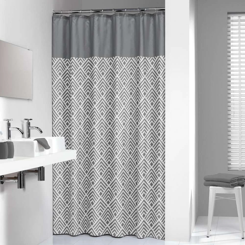 Φωτογραφία προϊόντος: Angoli 180x200 grey κουρτίνα μπάνιου υφασμάτινη Sealskin