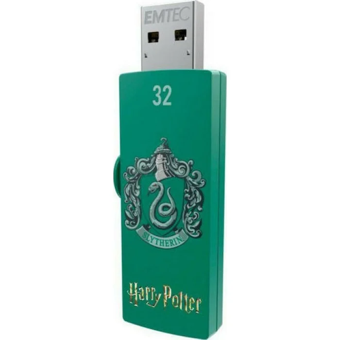 Φωτογραφία προϊόντος: USB Flash Drive Emtec, 32GB 2.0 M730 Harry Potter Slytherin (ECMMD32GM730HP02)