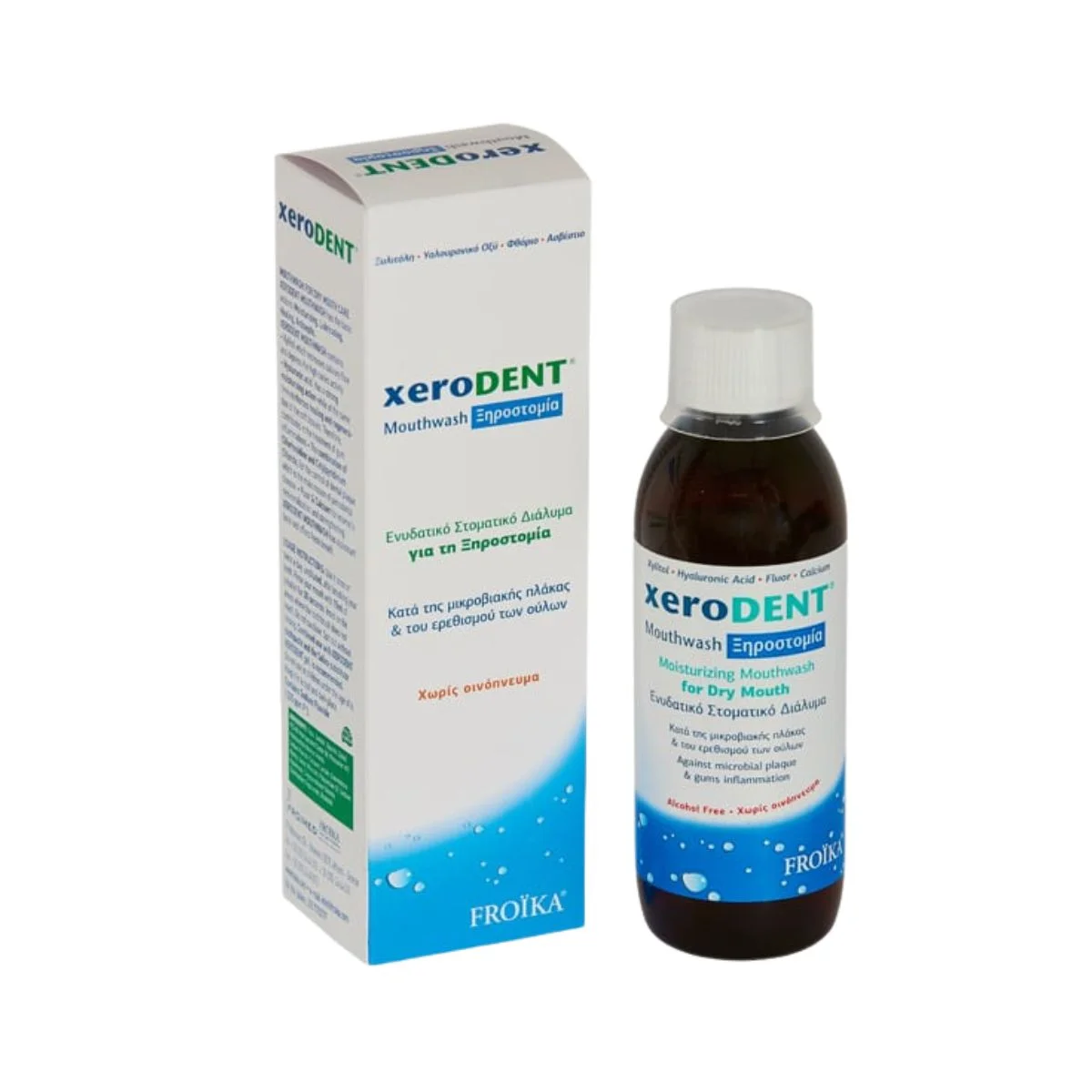 Φωτογραφία προϊόντος: Froika,Froika Oral Care Froika Xerodent Mouthwash Ενυδατικό Στοματικό Διάλυμα 250ml
