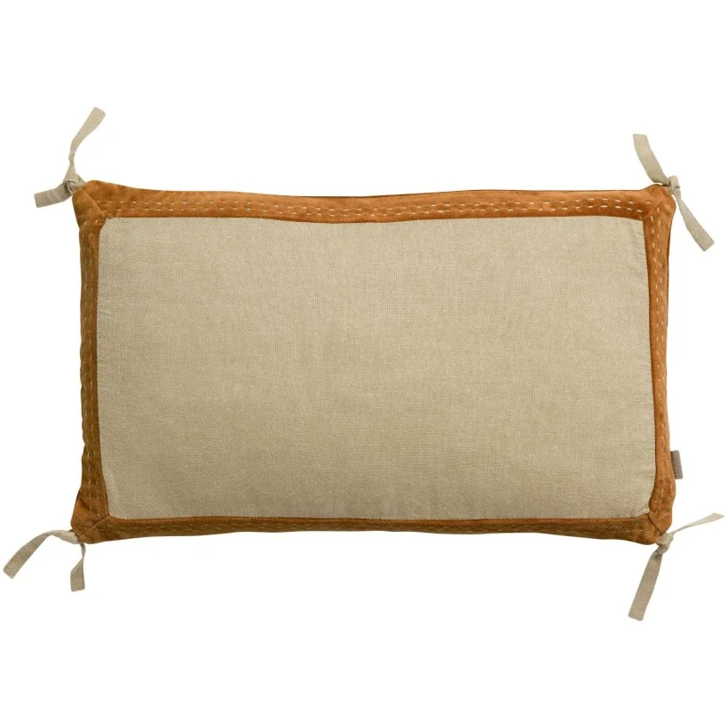 Φωτογραφία προϊόντος: ΜΑΞΙΛΑΡΙ VIVARAISE ELISE CHAMBRAY ROUILLE 30X50 100% ΒΑΜΒΑΚΙ