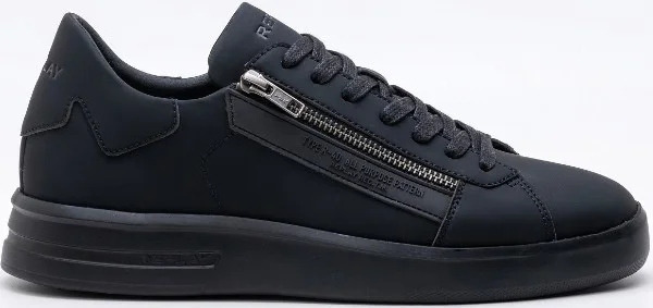 Φωτογραφία προϊόντος: Replay ανδρικά casual sneakers σε μαύρο χρώμα GMZ40 .-000.C0015S University M Zip T 0003 -Black