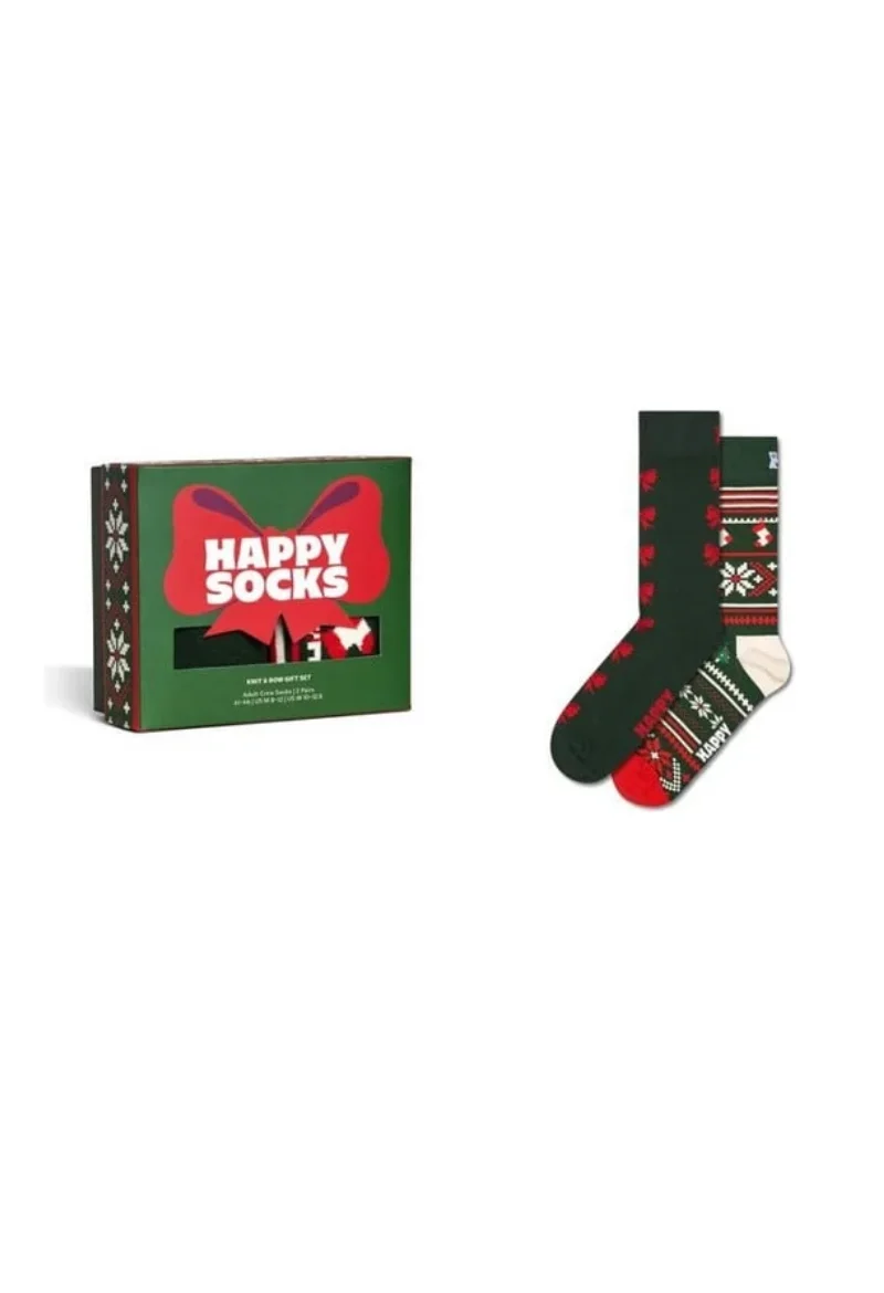 Φωτογραφία προϊόντος: HAPPY SOCKS UNISEX ΚΑΛΤΣΕΣ 2-PACK KNIT AND BOW ΣΕΤ ΔΩΡΟΥ HAPPY SOCKS ΠΟΛΥΧΡΩΜΟ