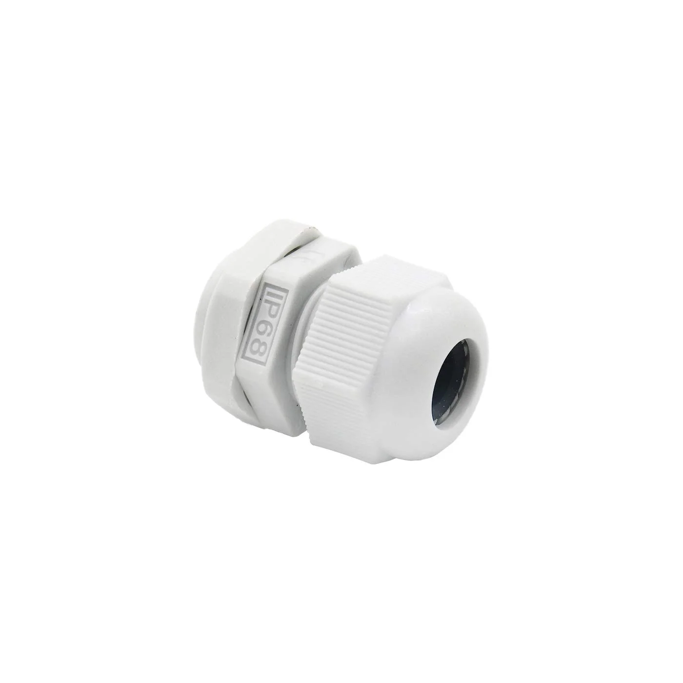 Φωτογραφία προϊόντος: OEM IP68 PG11 Waterproof Nylon Plastic Cable Gland Connector White