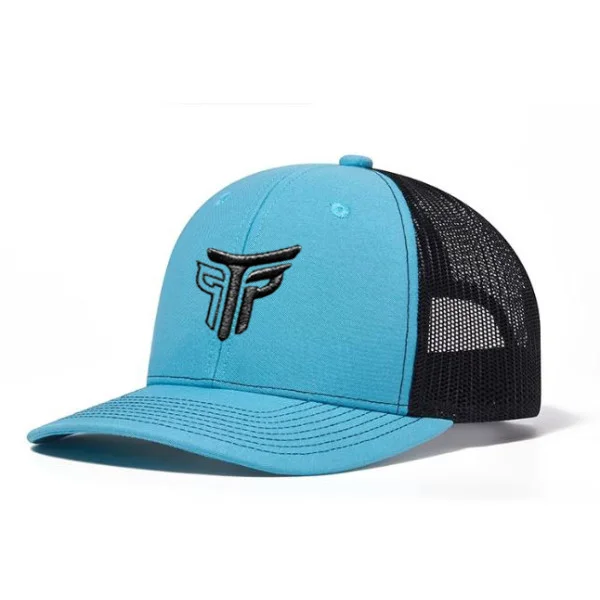 Φωτογραφία προϊόντος: Καπέλο Jockey Trucker Logo Takeposition, χρώμα Τιρκουάζ/ Μαύρο, 6 Panel Unisex Μαύρο 56-58cm