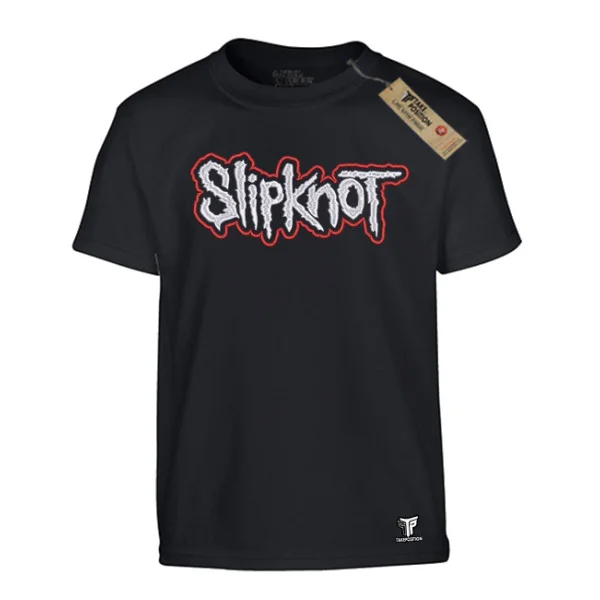 Φωτογραφία προϊόντος: Κέντημα Slipknot σε Παιδική Μπλούζα Κοντομάνικη Takeposition, Μαύρο | 214-806-7527