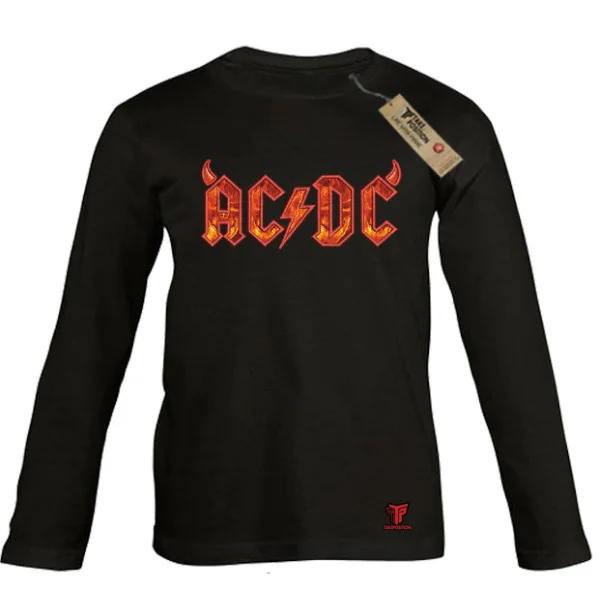 Φωτογραφία προϊόντος: Κεντημένη στάμπα Acdc Hell raisen σε Παιδικό Μπλουζάκι Κοντομάνικο Takeposition, Μαύρο | 214-814-7500