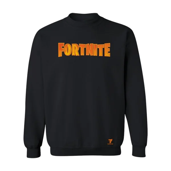 Φωτογραφία προϊόντος: Κέντημα και στάμπα Fortnite σε Ανδρική φούτερ μπλούζα Takeposition σε Μαύρο