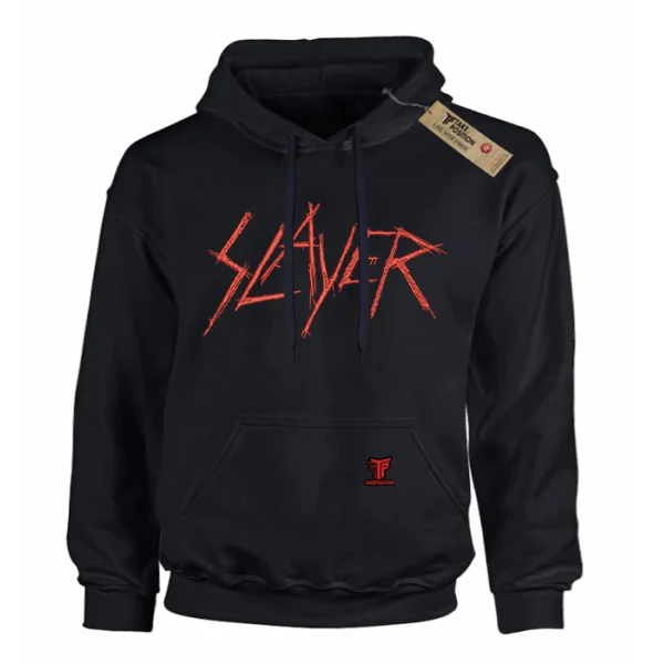 Φωτογραφία προϊόντος: Κέντημα Slayer σε Παιδικό Φούτερ με Κουκούλα Takeposition, Μαύρο | 214-811-7522