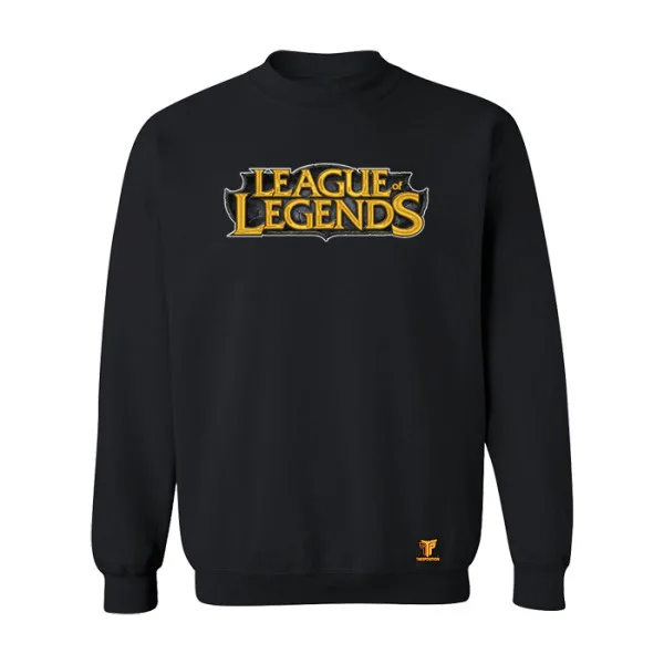 Φωτογραφία προϊόντος: Κέντημα και στάμπα League of Legends σε Ανδρική φούτερ μπλούζα Takeposition σε Μαύρο