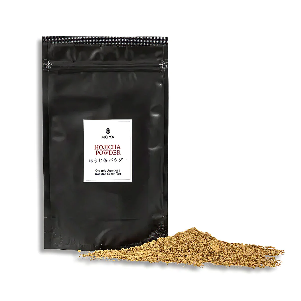 Φωτογραφία προϊόντος: HOJICHA σε σκόνη Βιoλογικό Ιαπωνικό πράσινο τσάι Moya 100g