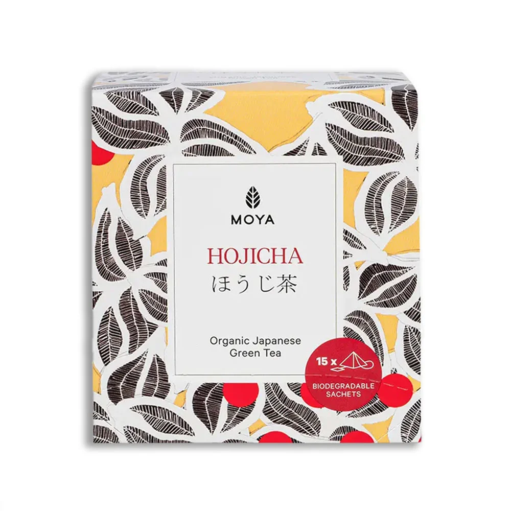 Φωτογραφία προϊόντος: Hojicha βιολογικό ιαπωνικό πράσινο τσάι σε φακελάκια Moya 15 x 1,5g