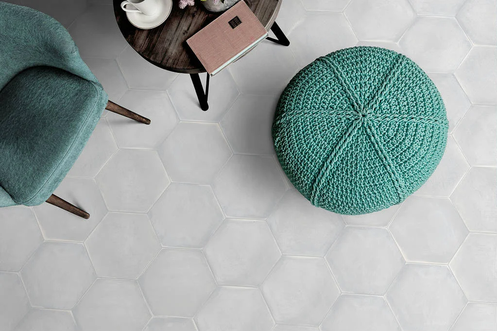 Φωτογραφία προϊόντος: KEROS CERAMICA Πλακάκι Δαπέδου KEROS HEXA BOREAL GRIS 23X27εκ.