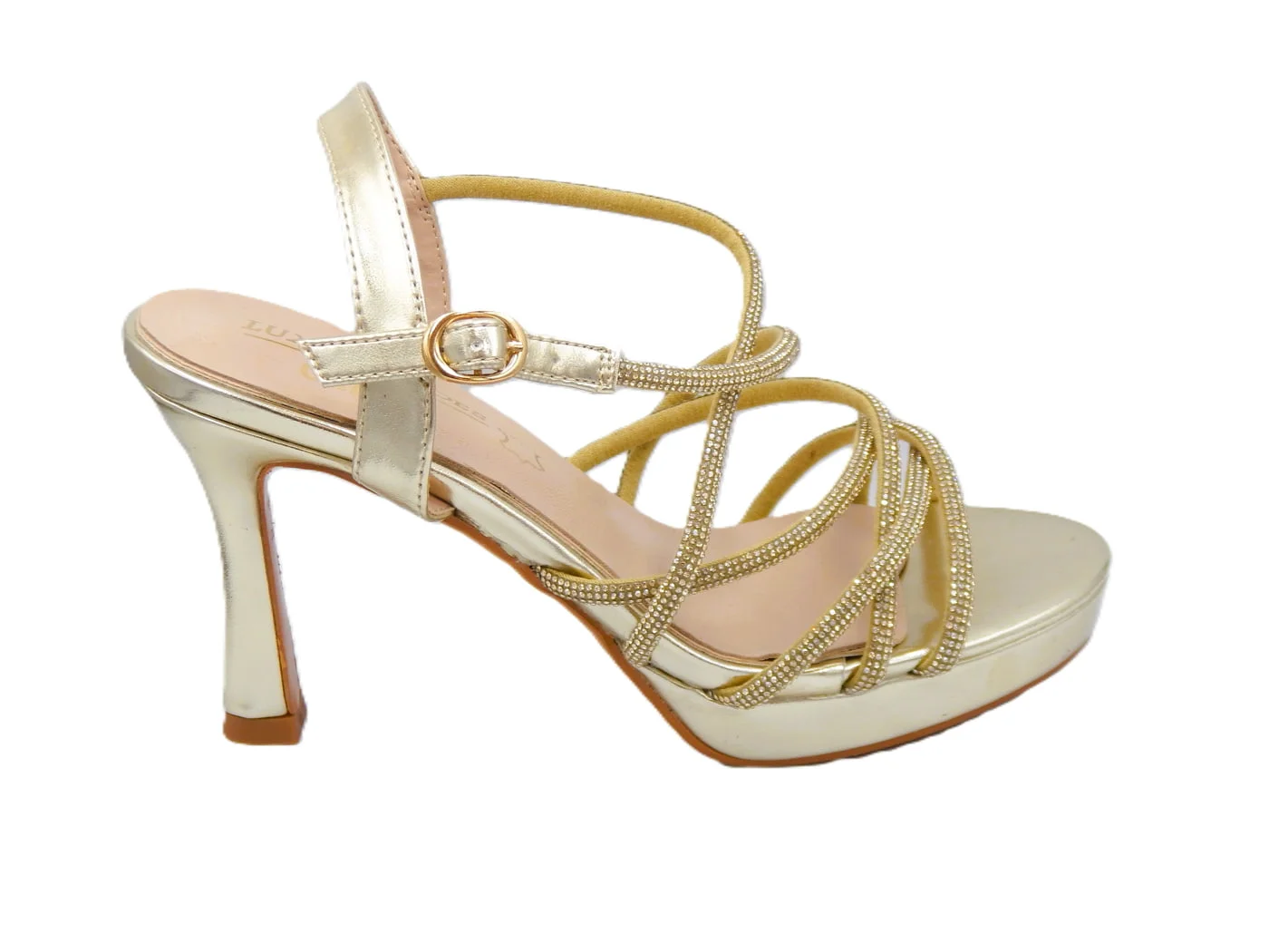 Φωτογραφία προϊόντος: LUXURY SHOES ΓΥΝΑΙΚΕΙΑ ΠΕΔΙΛΑ ΧΡΥΣΟ