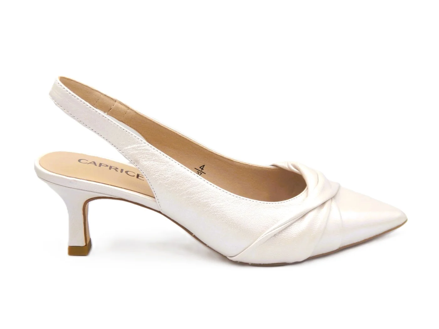 Φωτογραφία προϊόντος: CAPRICE ΔΕΡΜΑΤΙΝΕΣ SLINGBACK ΓΟΒΕΣ ΛΕΥΚΟ