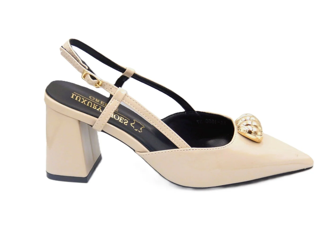 Φωτογραφία προϊόντος: LUXURY SHOES ΓΥΝΑΙΚΕΙΕΣ SLINGBACK ΓΟΒΕΣ ΜΑΥΡΟ