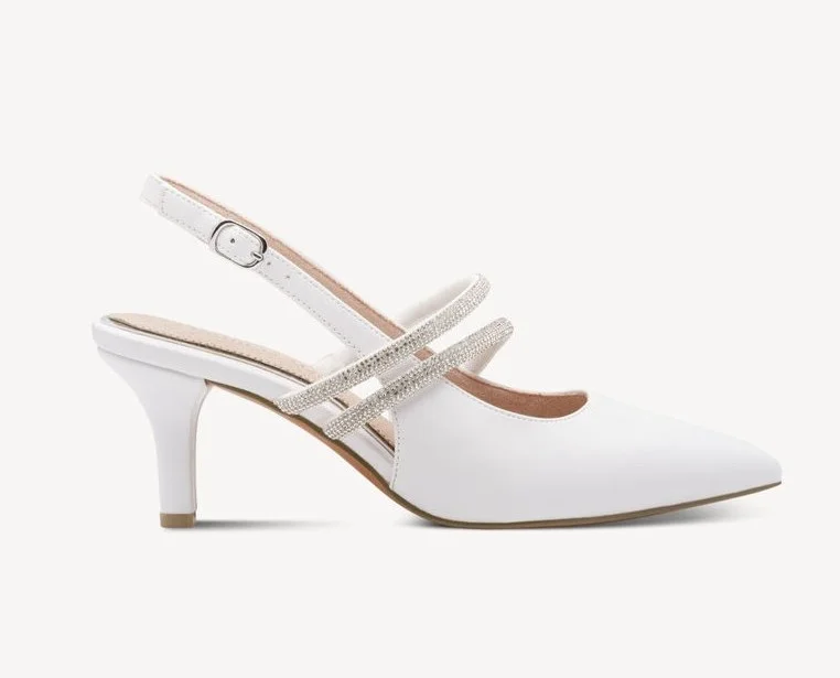 Φωτογραφία προϊόντος: MARCO TOZZI ΓΥΝΑΙΚΕΙΕΣ SLINGBACK ΓΟΒΕΣ ΛΕΥΚΟ